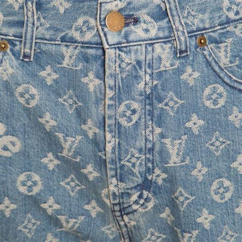 louis vuitton monogram jacquard denim|Louis Vuitton blue jean jacket.